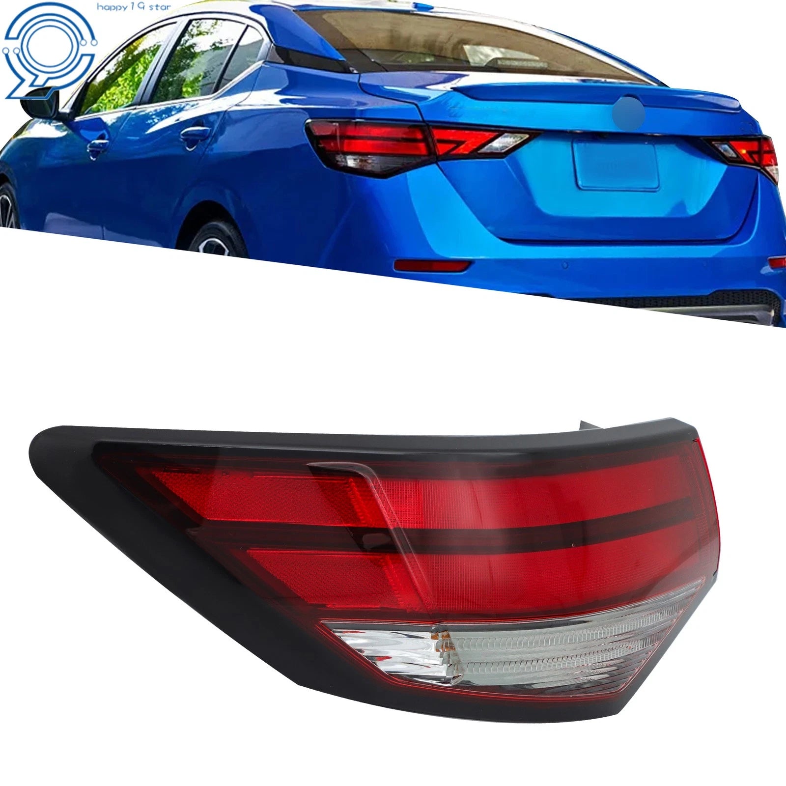Rear Left Tail Light for Nissan Sentra (2021–2023) Outer Tail Lamp
