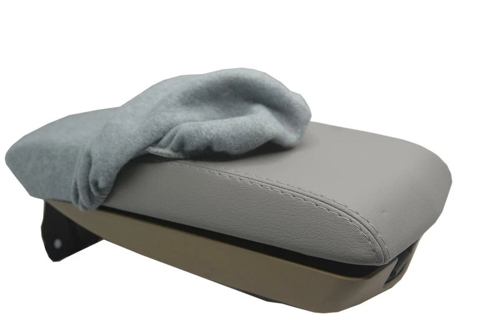 Fleece Console Lid Armrest Cover for Cadillac CTS (2008–2014) Gray