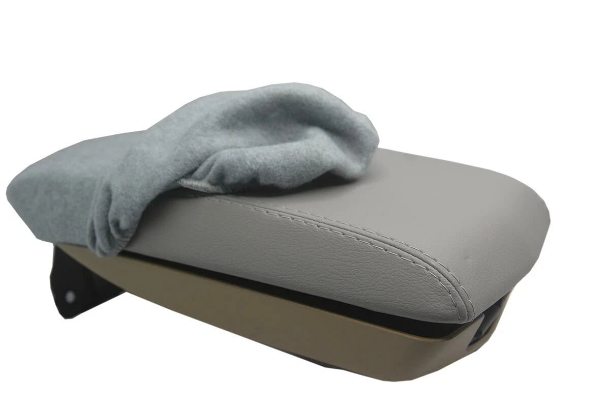 Fleece Console Lid Armrest Cover for Cadillac CTS (2008–2014) Gray
