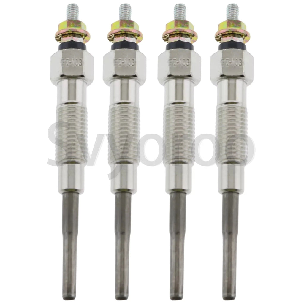 Set of 4 Glow Plugs 19850-78200-71 for Toyota 1DZ Forklift (5FD 6FD 7FD 8FD)