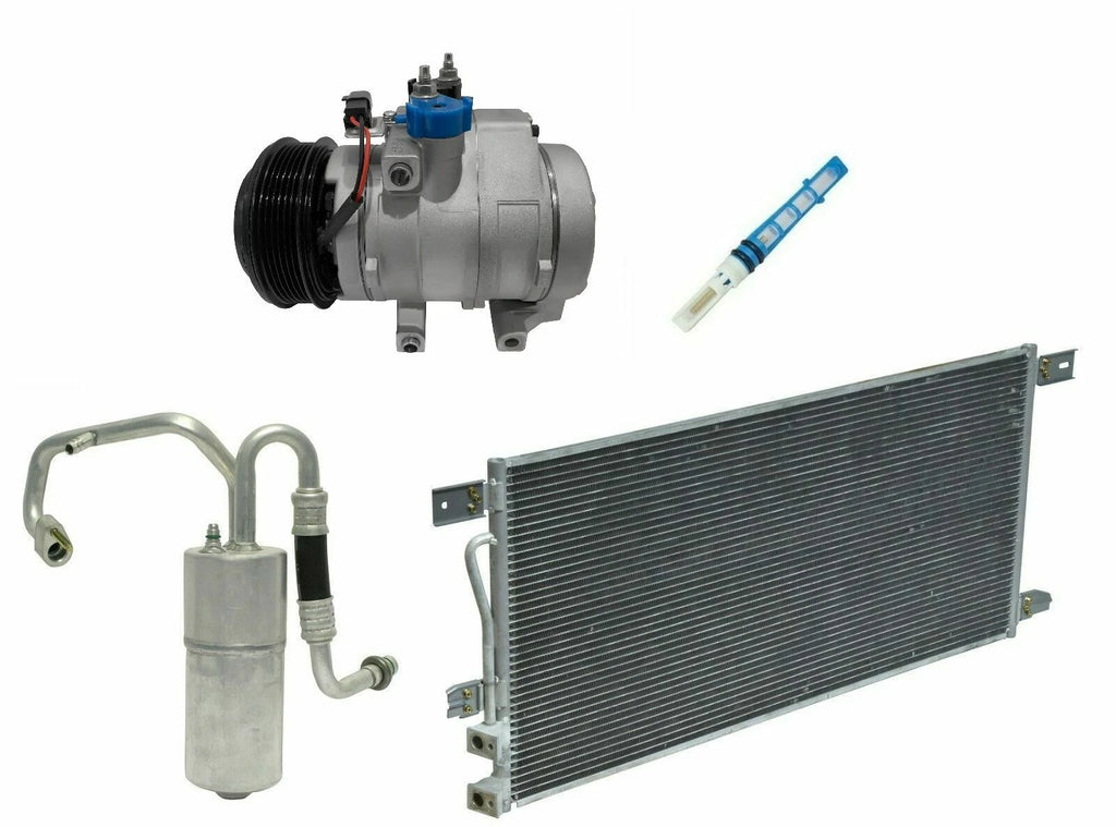 AC Compressor Kit w Condenser Replacement for Ford F-250 Super Duty (2009–2010)