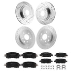 Front Rear Brake Rotors & Ceramic Pads Kit for Nissan Altima (2013–2023) S-31464