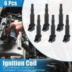 6pcs Ignition Coils for BMW 1 Series M & 120i (2005-2007, 2011)