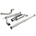 Stainless Racing Catback Exhaust Muffler Tip for Honda Civic Ed Sedan (1989–1991)