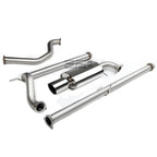 Stainless Racing Catback Exhaust Muffler Tip for Honda Civic Ed Sedan (1989–1991)