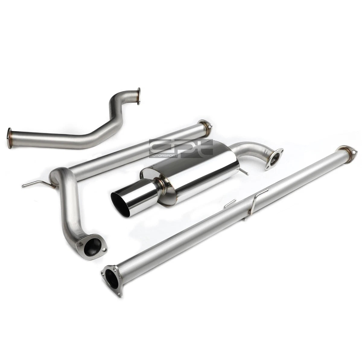 Stainless Racing Catback Exhaust Muffler Tip for Honda Civic Ed Sedan (1989–1991)