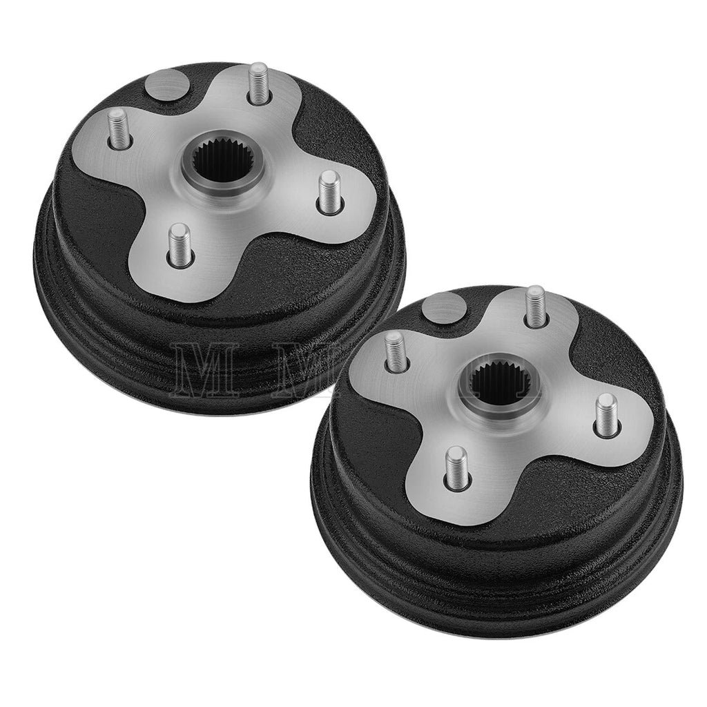 2X Rear Brake Drum for Yamaha Timberwolf 250 2x4 YFB250 (1994–1998)