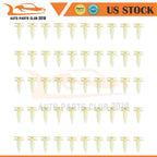 50Pcs Nylon Yellow Fender Bumper Fasteners #10285935 for GMC Chevrolet