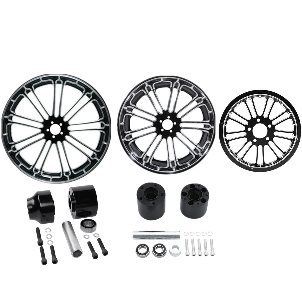Set of 2 Wheel Rim Hub & Sprocket for Harley Touring (2009–2023)