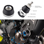 Frame Slider Set for Yamaha FZ8N FZ8S (2011–2015) - Crash Pad Guard Protector