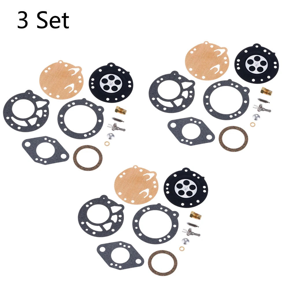 Set of 3 Carburetor Repair Kits for Tillotson RK-88HL (2-Cycle)