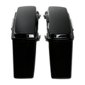 Saddlebags & Chrome Conversion Brackets for Harley Softail