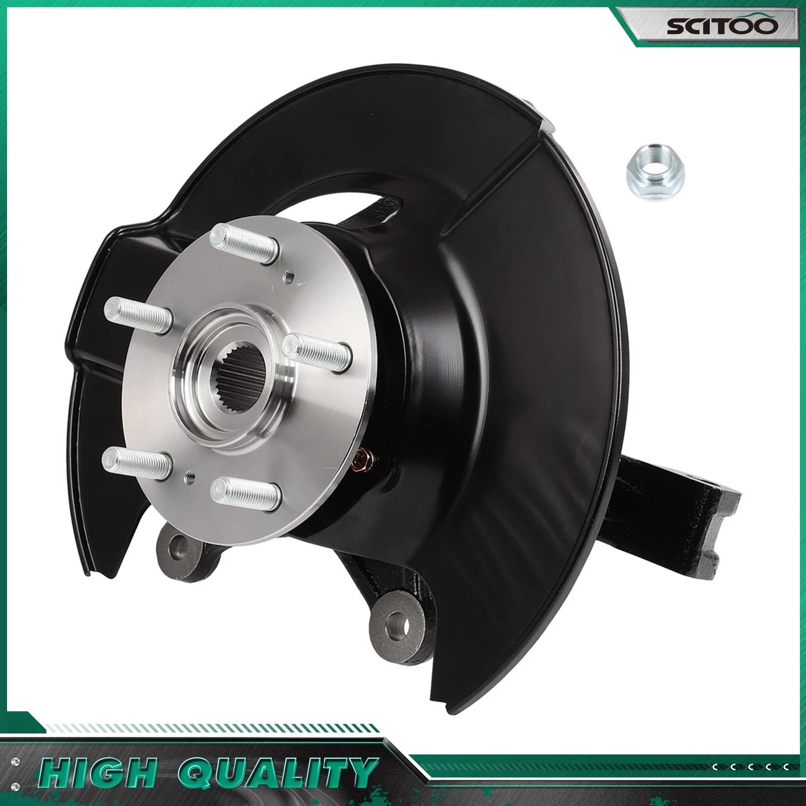 Front Right Wheel Hub Bearing Knuckle Assembly for Honda Pilot (2003–2004)