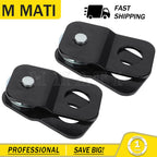 2X Snatch Blocks 4 Ton Recovery Winch Pulley for ATV UTV (8000lbs)