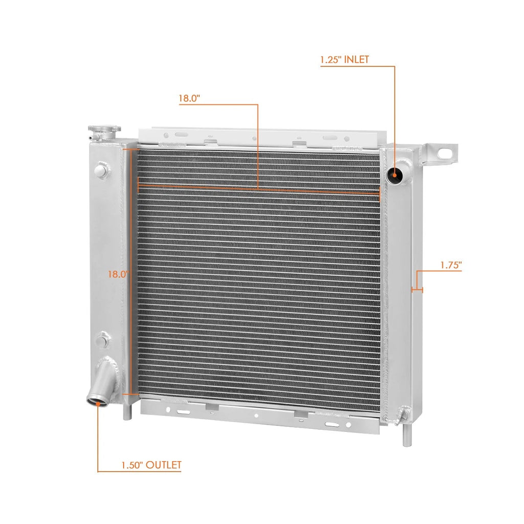 Full Aluminum Core 2-Row Cooling Radiator for Ford Ranger/Explorer (1991–1994)