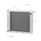 Full Aluminum Core 2-Row Cooling Radiator for Ford Ranger/Explorer (1991–1994)