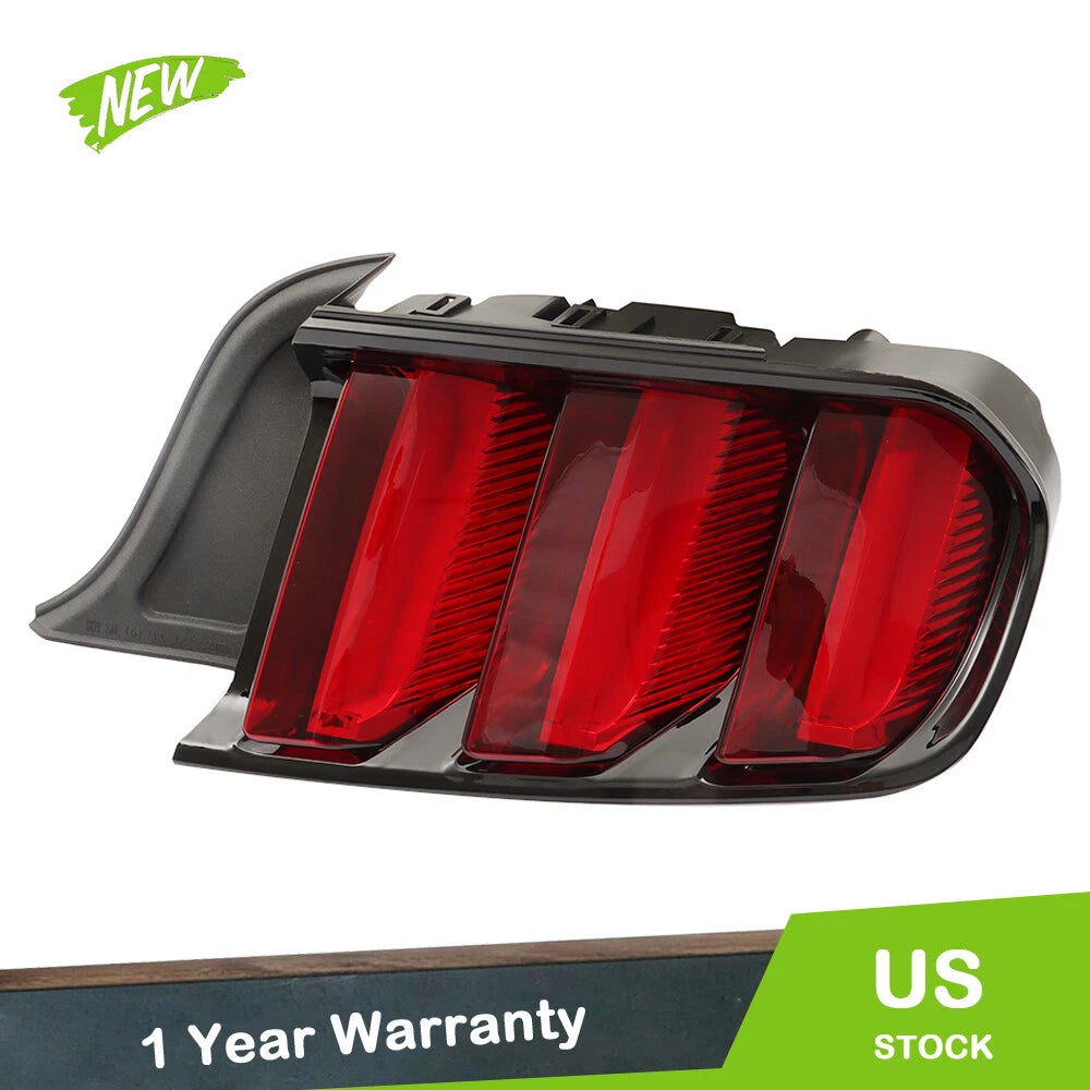 Right Tail Light Lamp for Ford Mustang (2015–2017) Halogen Red