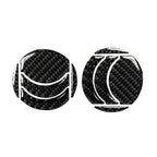 10Pcs Carbon Fiber Dashboard Vent Trim Covers for Nissan 350Z (2006-2009)