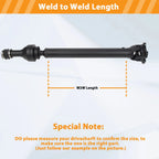 Front Prop Driveshaft for Dodge Ram 1500 (2002-2006) 4WD