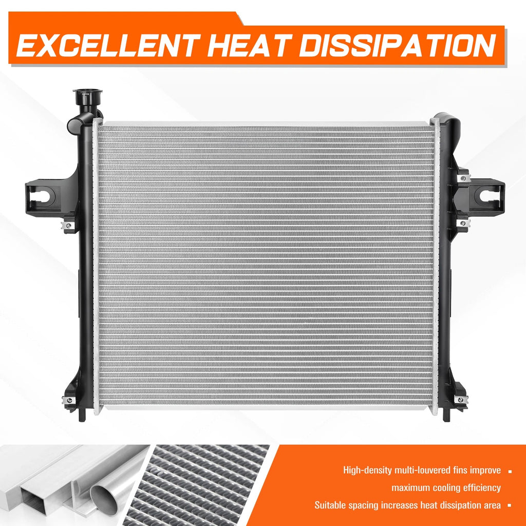 Aluminum Radiator for Jeep Grand Cherokee/Commander (2005–2010) DPI-2839