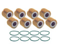 Set of 8 Engine Oil Filters for Lexus Pontiac Scion Toyota L4 StdAsp