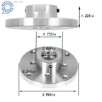 1 Inch Threaded Face Plate with Set Screws for Steel Wood Lathe