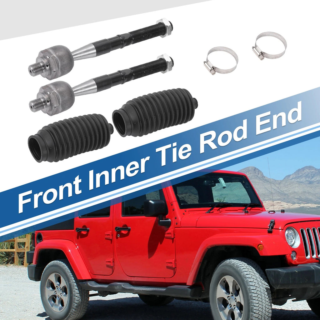 Set of 4 Front Inner Tie Rod End Links for Jeep Grand Cherokee (2011–2015) EV800987