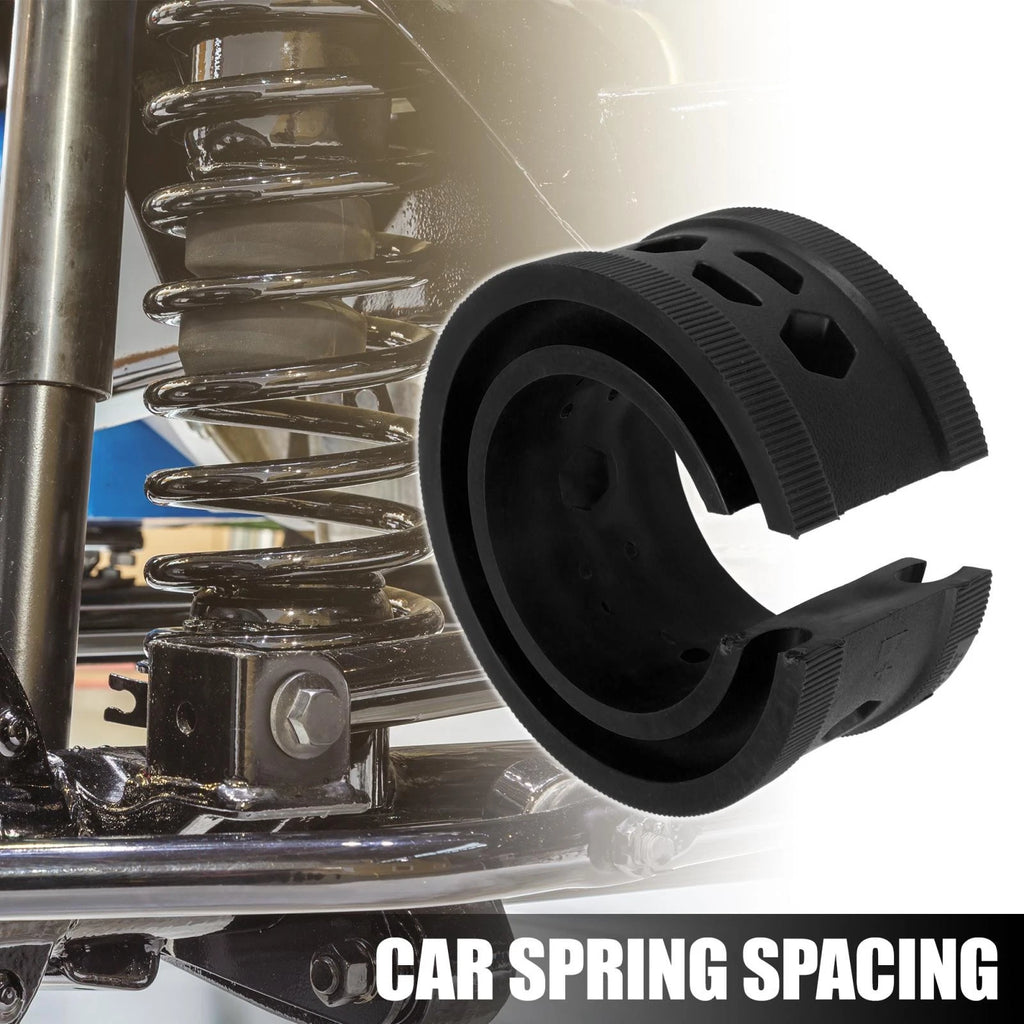 2X Black Coil Spring Rubber Buffer for Ford Chevy (Universal B+ Type)