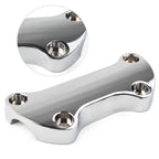 1" Bar Smooth Handlebar Riser Top Clamp for Harley Dyna Softail Sportster Chrome