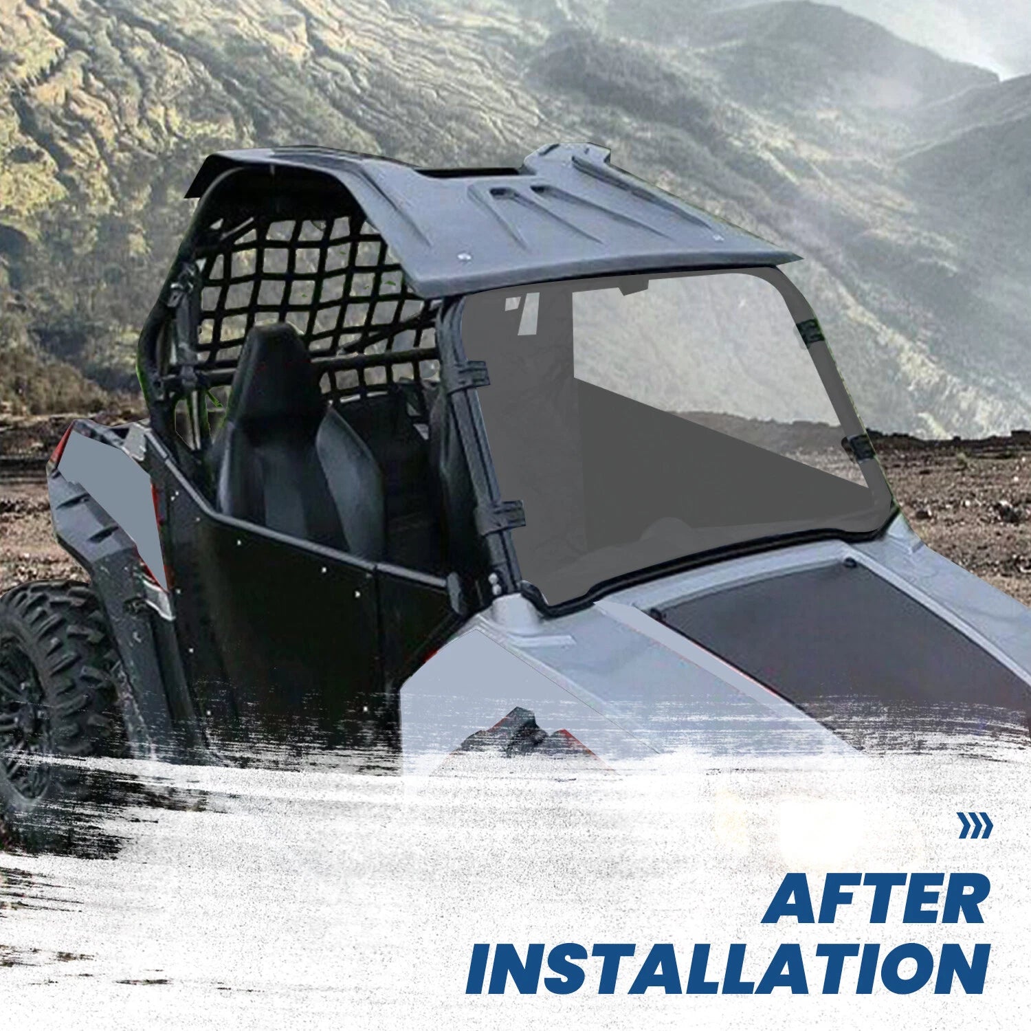 One Piece Hard Top Roof for Polaris RZR 800 S 900 XP 570 (2008–2021)