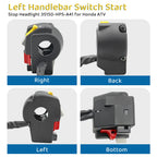 Left Handlebar Kill Switch Headlight for Honda Rancher 420 (2009–2013)