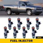 Set of 8 Fuel Injectors for Make Model (YYYY–YYYY)