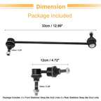 Set of 4 Stabilizer Sway Bar Links for Ford Focus, C-MAX 