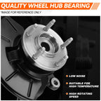 Front Left Knuckle & Wheel Hub Bearing for Ford Escape/Tribute/Mariner (2001–2012)