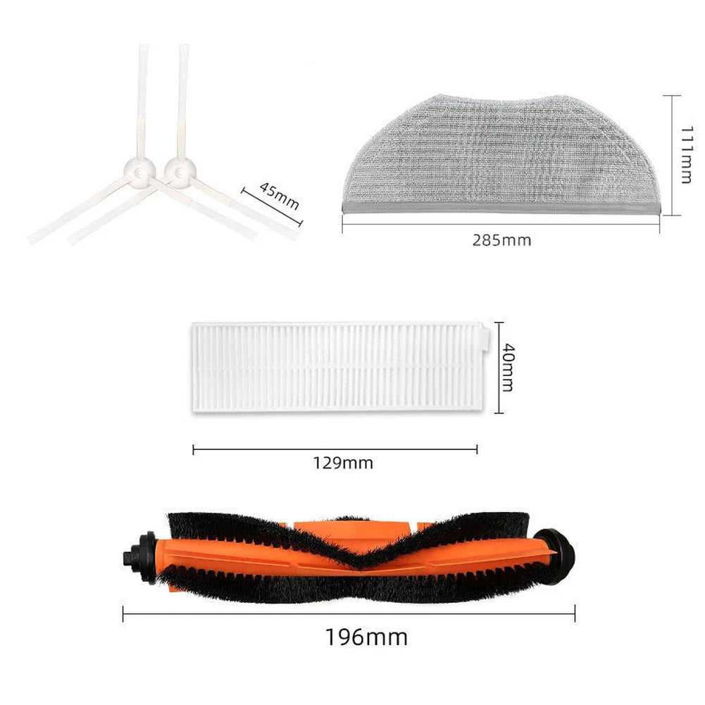 Vacuum Brush Kit for Home Cleaning (Pet Hair Removal)
