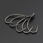 50 Barbed Curve Shank Carp Hooks for Hair Rig (Professional Series)