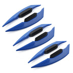 Blue Fairing Winglets Side Spoiler Deflector Air Wings for Universal Motorcycle