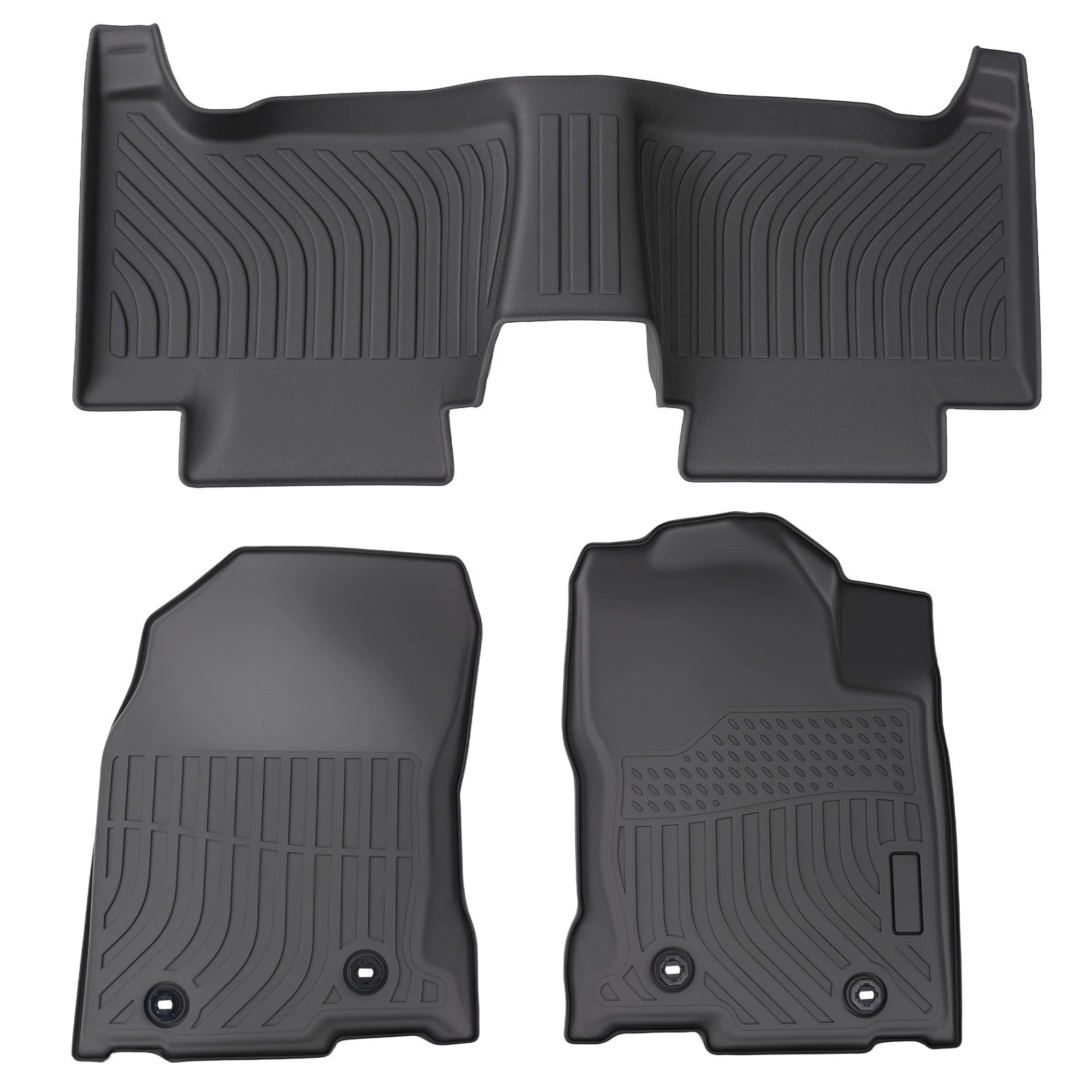 Set of 4 Black TPE Rubber Floor Mats for Lexus NX300 NX300h NX200t (2015–2021)