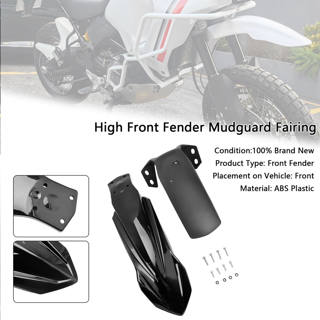 Front Fender Mudguard Fairing for Yamaha Tenere 700 (2019–2024) Black