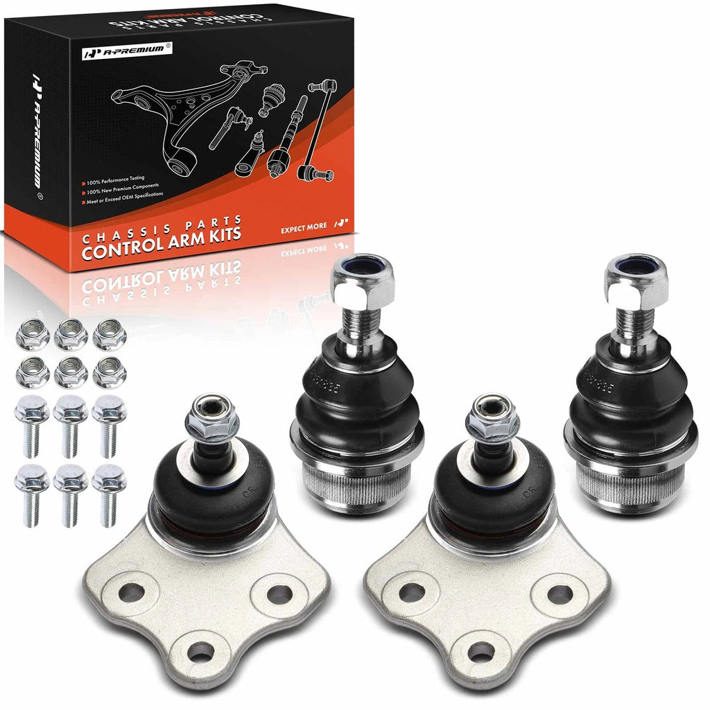 4X Front Upper Lower Ball Joint Kit for Mercedes-Benz SL500 SL550 (2003–2011)
