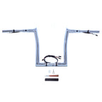 Chrome 12" Prewired Handlebar 1.5" 32mm for Harley Road Glide (2016–2023)
