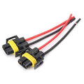 2 x H11 H8 Female Adapter Wiring Harness Sockets for Headlights Fog Light