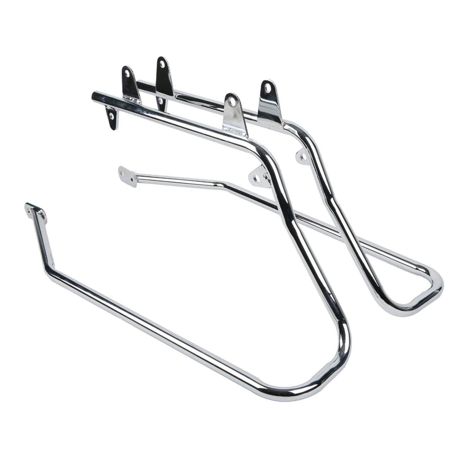 Saddlebag Conversion Brackets Set with Hardware for Harley Softail