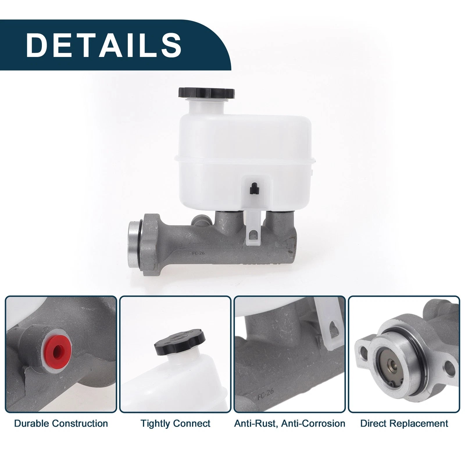 Brake Master Cylinder with Reservoir No. 15844166/M630453 for Chevrolet Avalanche (2002–2013)