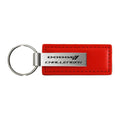 Red Leather Keychain - Officially Licensed for Dodge Challenger