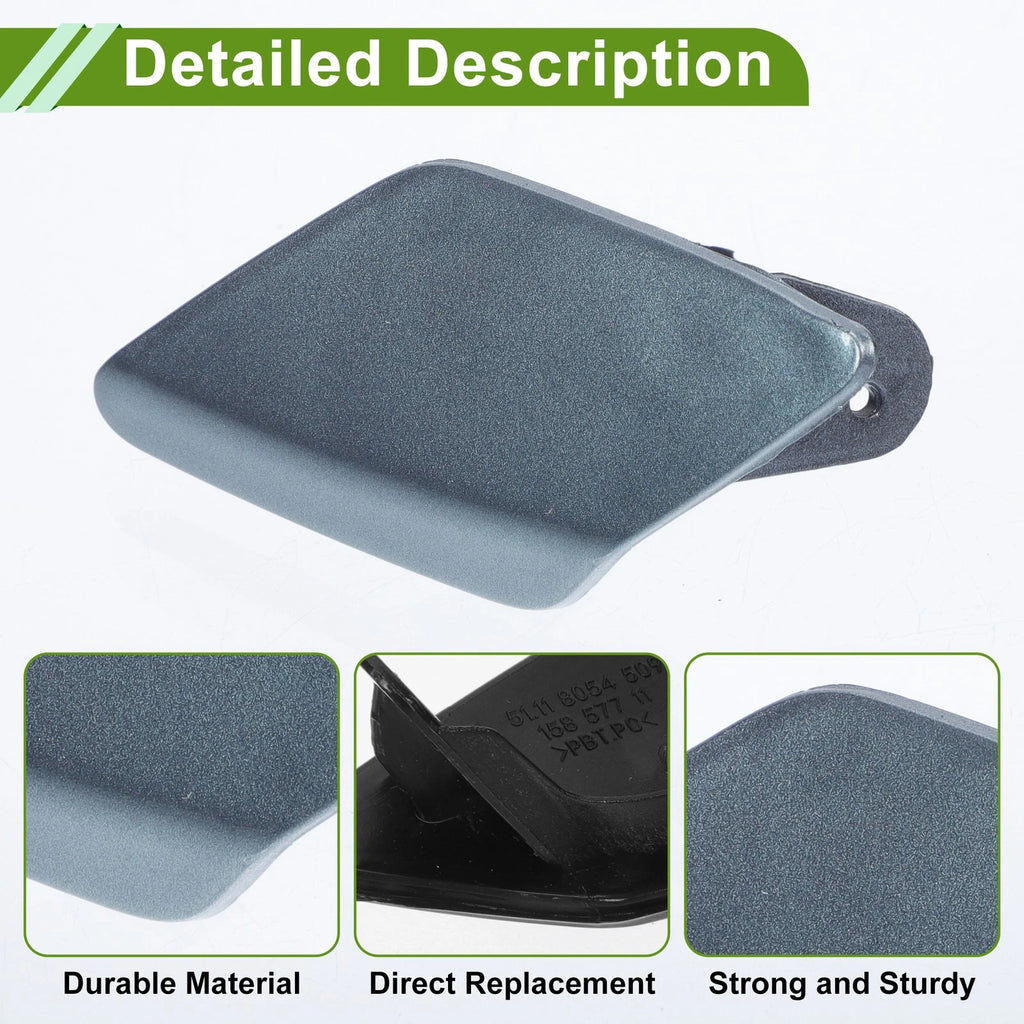 Front Left Washer Nozzle Cover Cap No. 51118060681 for BMW 428i (2014–2016) Gray