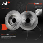 Set of 4 Disc Brake Rotors for Nissan Maxima (1994–1999)