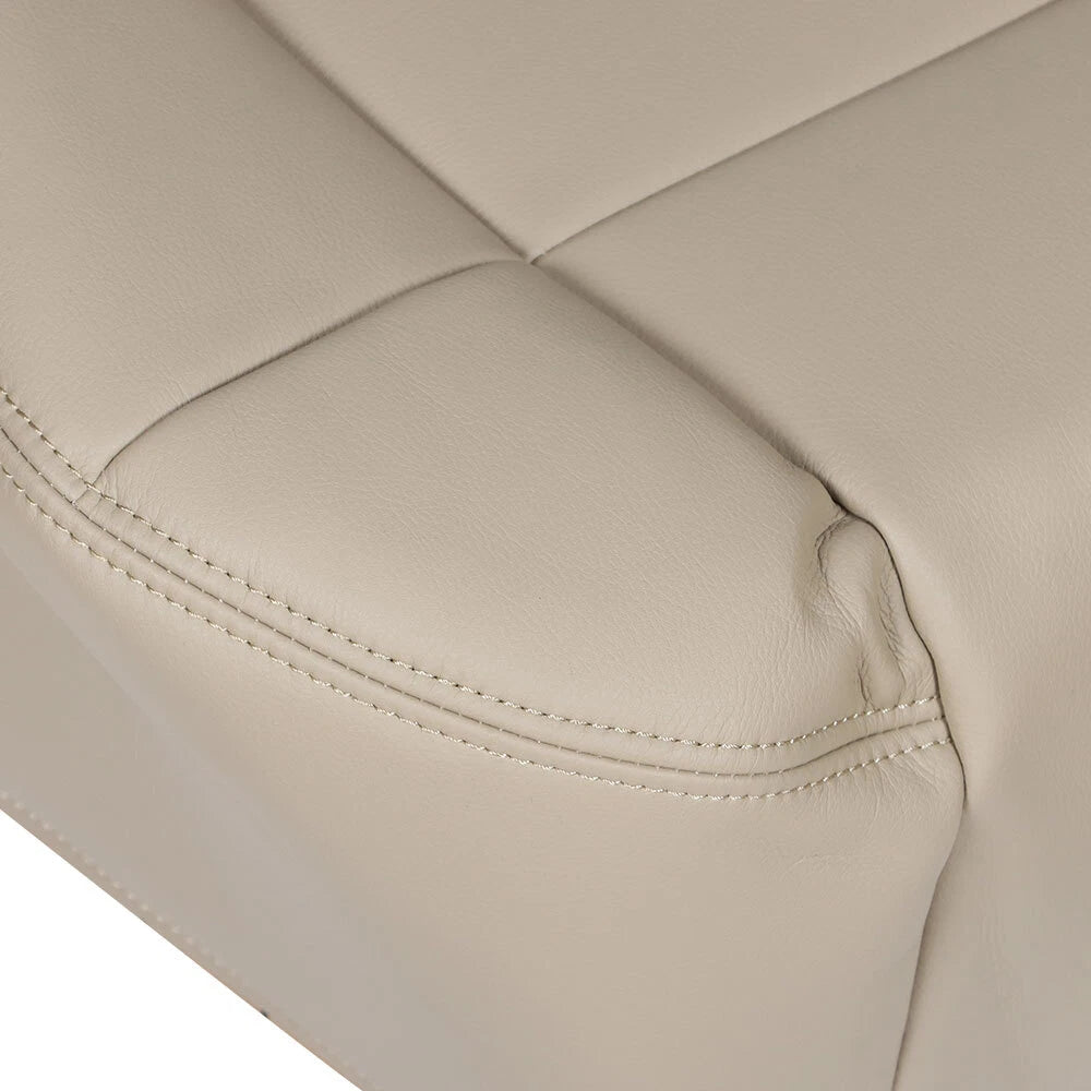 Driver Bottom Seat Cover for Ford F250 F350 Super Duty (2002–2007) Beige
