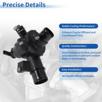 Engine Coolant Thermostat Housing Assembly No. 6512002800 for Mercedes-Benz E250 (2010–2016)