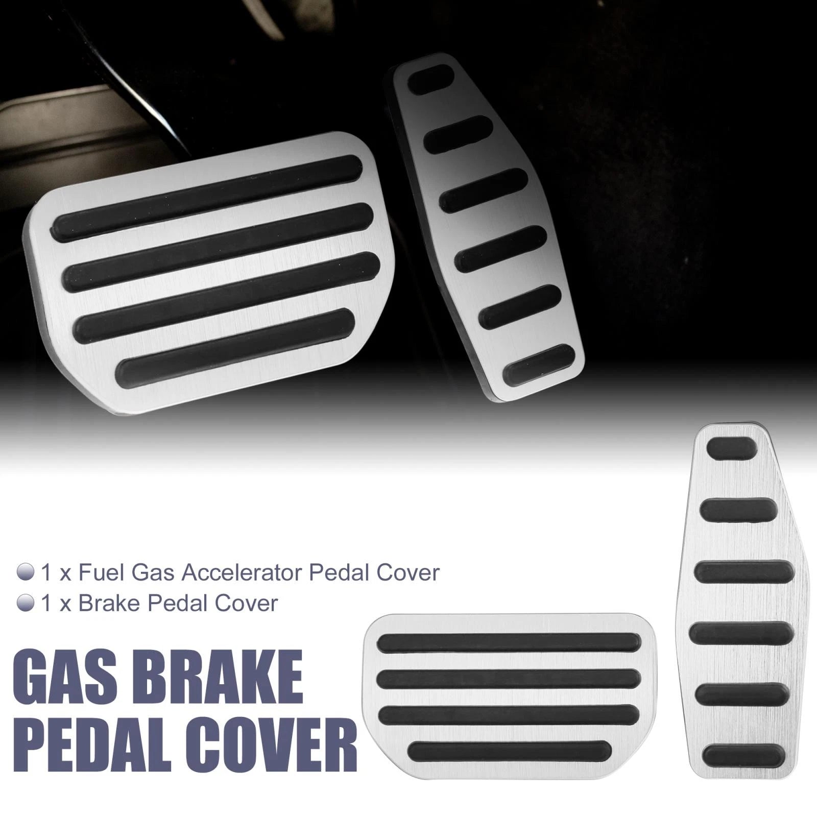 Brake Gas Accelerator Pedal Cover Kit for Suzuki Jimny (2019–2023)